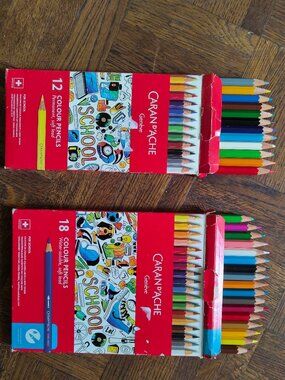 Caran D'Ache Swiss Made Colour Pencils for School